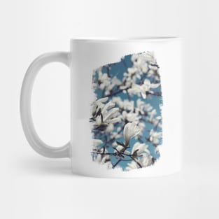 White Magnolia Blossoms Mug